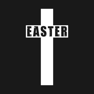 Easter Cross - Simple Easter Sunday Christian Gift T-Shirt