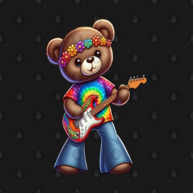 Hippie Bear by Out of the world