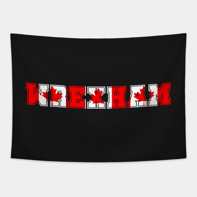 WREXHAM CANADA FLAG Tapestry by MarniD9