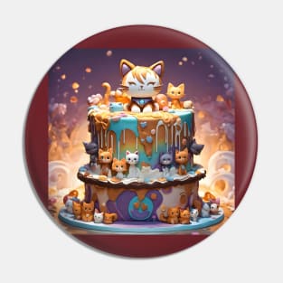 Pastry Cats Pin
