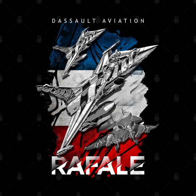Dassault Rafale French Multirole Fighterjet by aeroloversclothing