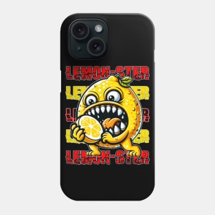 Lemonster, Fierce Citrus Creature Phone Case