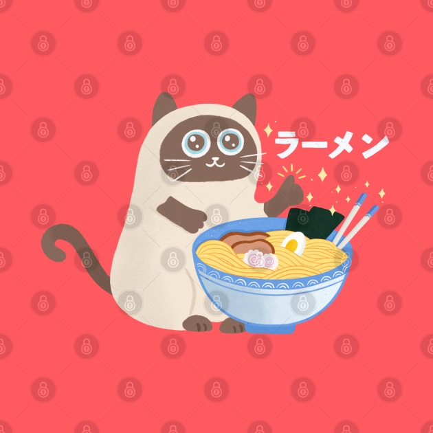 Ramen Cat by awesomesaucebysandy