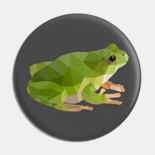 Low Poly Frog Pin