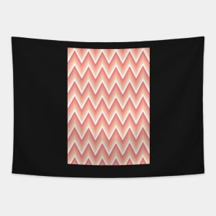 Cool Monochromatic Geometric Retro Chevron Herringbone Pattern Tapestry