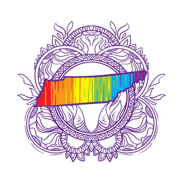 Tennessee Mandala Pride by Manfish Inc.