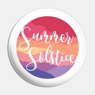 Summer Solstice Sky Pin