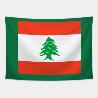 Lebanon Flag Tapestry