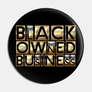 golden black owned Pin