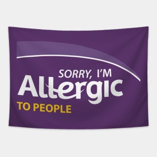 Allergic to People Tapestry