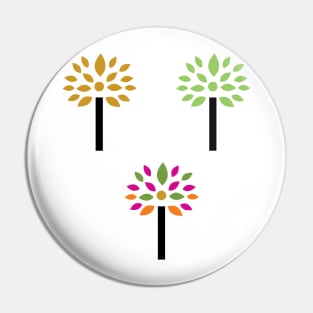 abstract colorful tree Pin