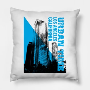 Los Angeles California Urban Time Shirt for LA Lover Pillow