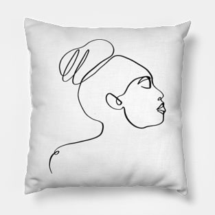 Abstract minimal women Pillow