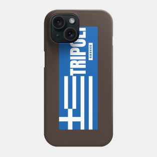 Tripoli City with Greek Flag Phone Case