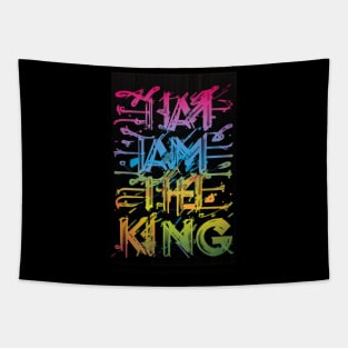 King Quote Tapestry