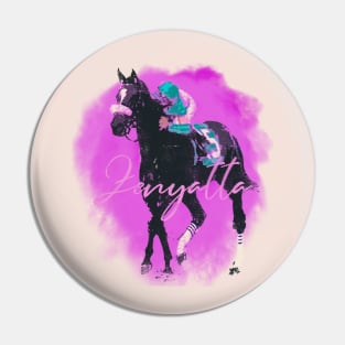 Zenyatta - Queen of Thoroughbred Horse Racing Pin