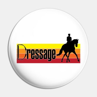 Retro Dressage Pin