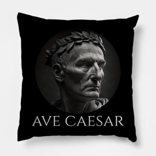 Gaius Julius Caesar - Ave Caesar - Ancient Roman History Pillow