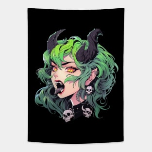 Phonk Demon Girl Tapestry