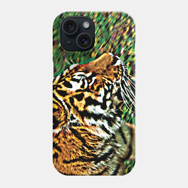 Tiger Bright - a prowling Amur tiger Phone Case by sleepingdogprod