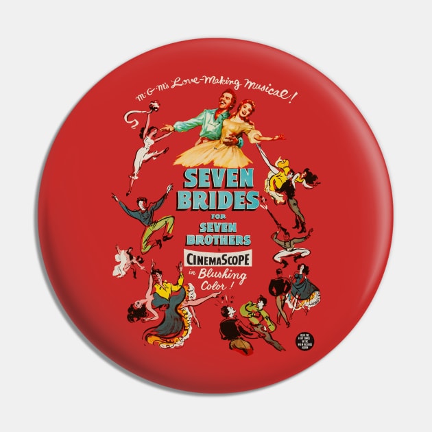 Seven Brides for Seven Brothers Movie Poster Pin by MovieFunTime