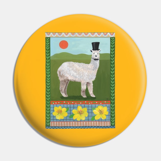 Llama Pin by Das Brooklyn