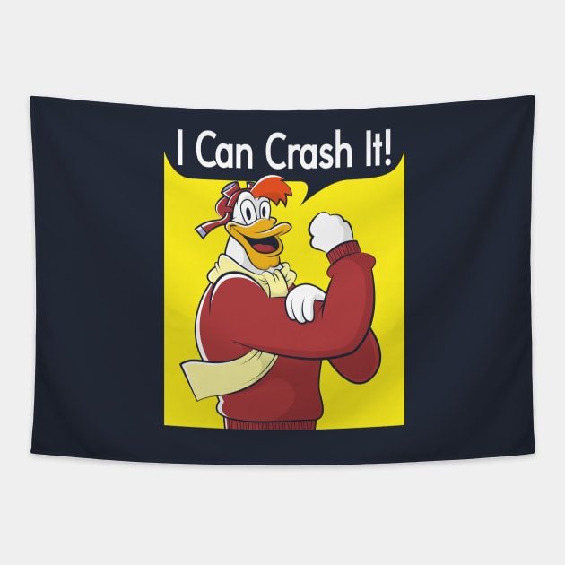 I Can Crash It! Tapestry by mattsinor