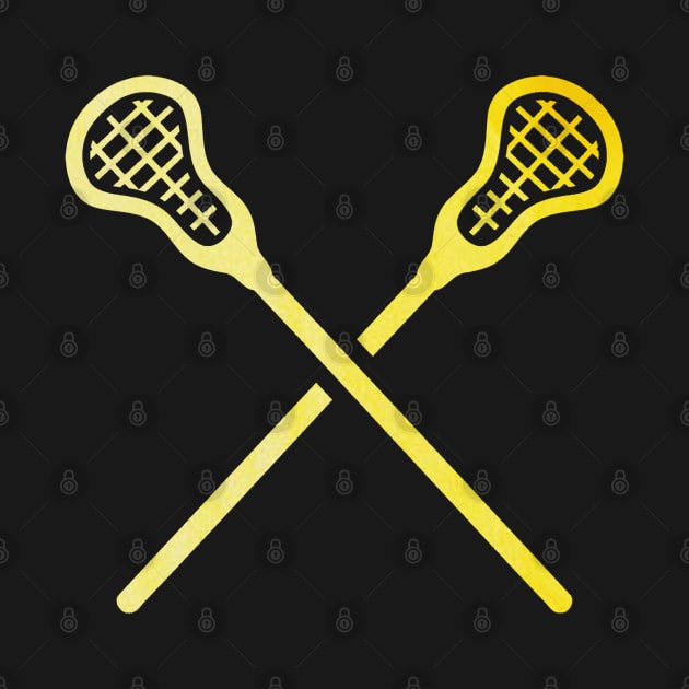 Lacrosse Stick Yellow by hcohen2000