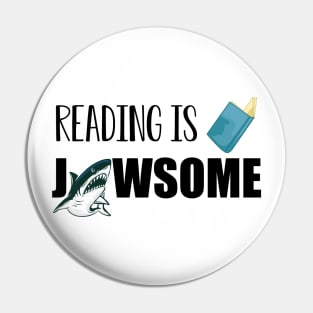 Book - Reading is Jawsome Pin