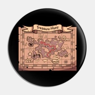 Treasure Map Pin