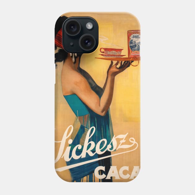 Vintage Travel Poster Netherlands Holland Sickesz Cacao Phone Case by vintagetreasure