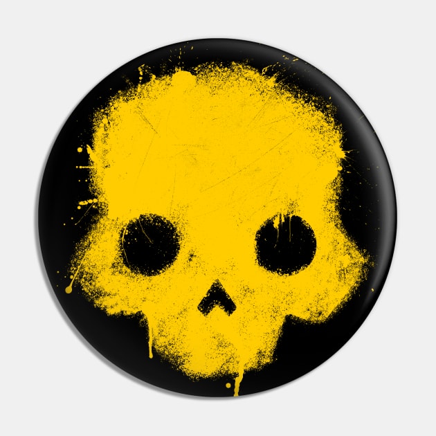 Helldivers 2 Skull Pin by technofaze