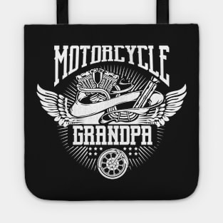 Motorcycle Grandpa Biker Tote