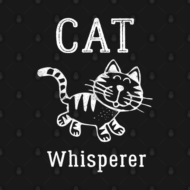 Cat Whisperer - Cats And Kittens Lovers T-shirt - Gift For Catlady by Pushloop