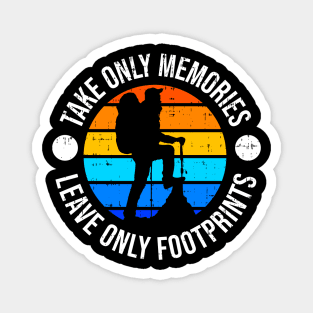 Take Only Memories Leave Foot Print Magnet