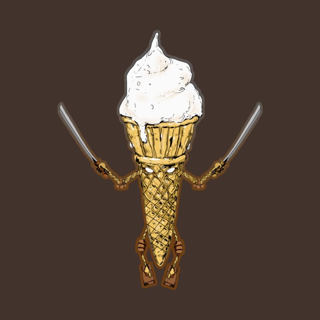 Ninja Icecream by MJHiblenART