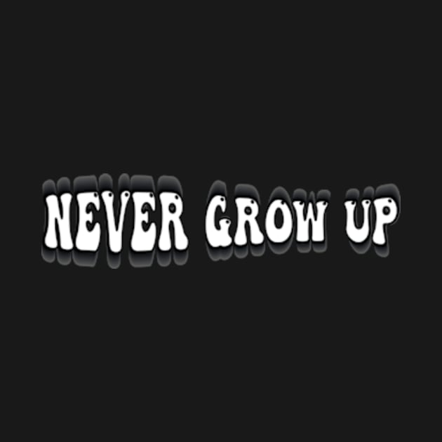 never grow up by style flourish