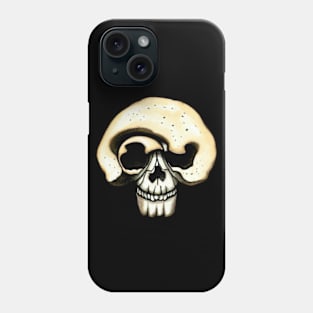 Mushroom Collector Skull Graphic Phone Case