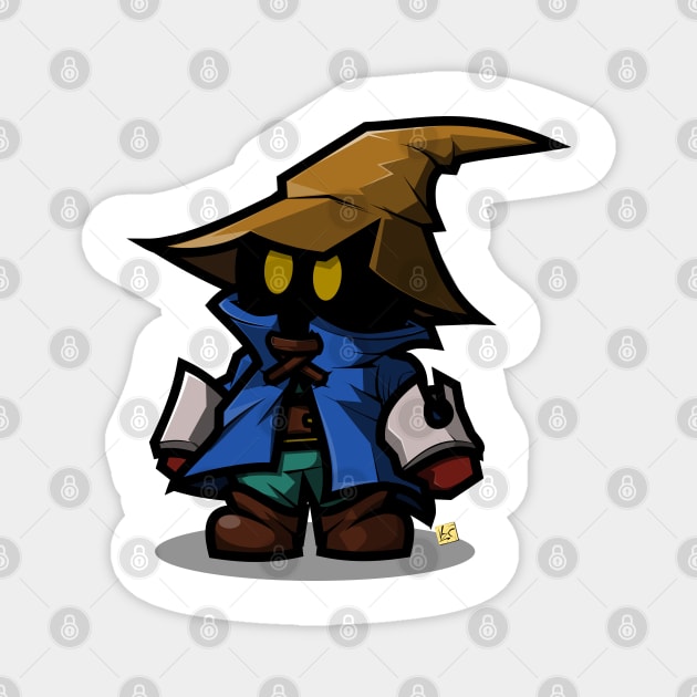 Black mage Magnet by vhzc