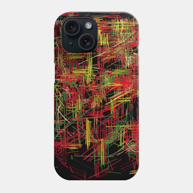 abstract face Phone Case by Nikokosmos