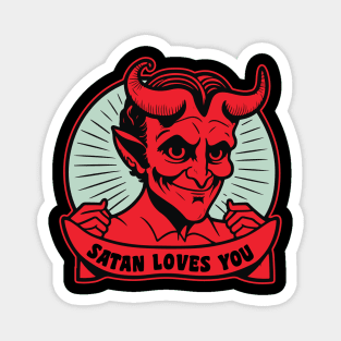 Retro Satan Magnet