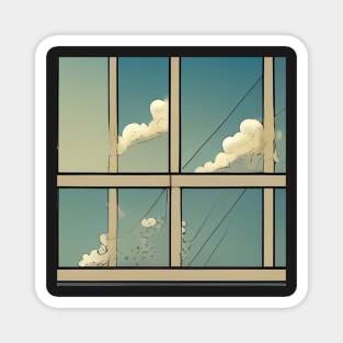 Window cleaner | Comics style Magnet