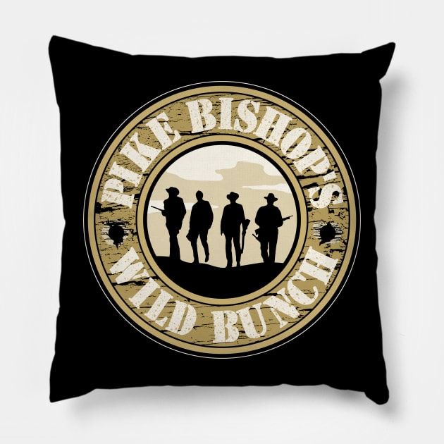 Pike BIshop's Wild Bunch Pillow by robotrobotROBOT