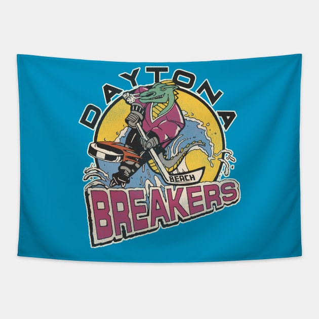 Defunct Daytona Beach Breakers Hockey Team Tapestry by Defunctland