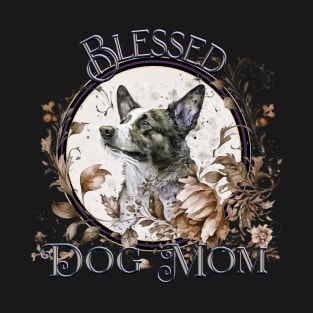 Mother's Day Blessed Dog Mom Traditional T-Shirt