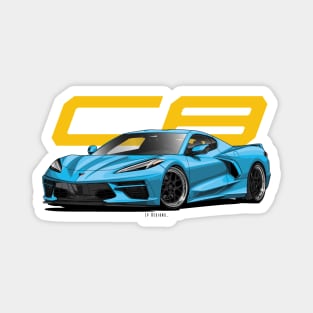 Corvette C8 Magnet