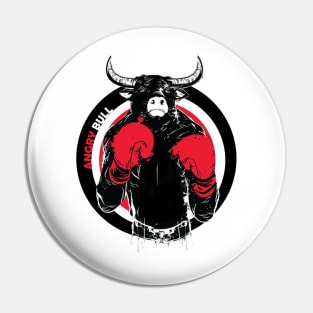 Angry bull Pin