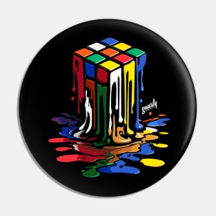 Melting Rubik's Cube by gnarly Pin