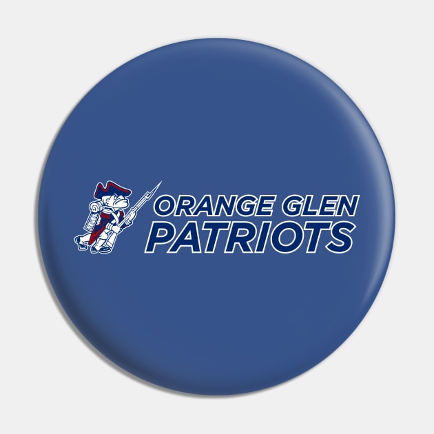 Orange Glen High School Patriots Pin by N8I