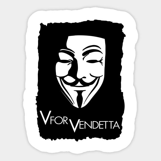 V For Vendetta Movie Sticker Teepublic